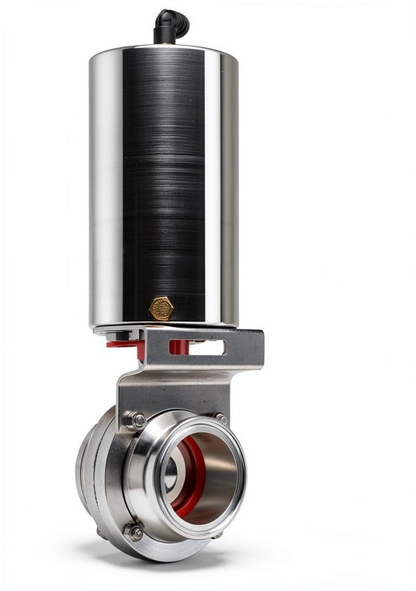 2'' Sanitary Pneumatic Butterfly Valve Ø51mm SS316 by BOKYWOX-4