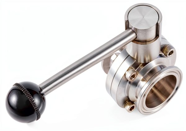 Tri Clamp Sanitary Butterfly Valve 1.5" Tube OD HAKZEON 2 Pack-5