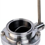 3 Inch Butterfly Valve Offabing 304 Stainless Steel Tri-Clamp-0