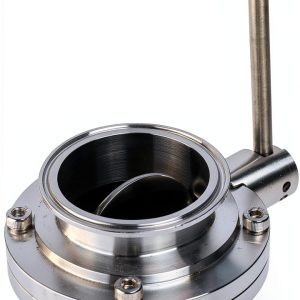 3 Inch Butterfly Valve Offabing 304 Stainless Steel Tri-Clamp-0
