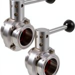 Tri Clamp Sanitary Butterfly Valve 1.5" Tube OD HAKZEON 2 Pack-0
