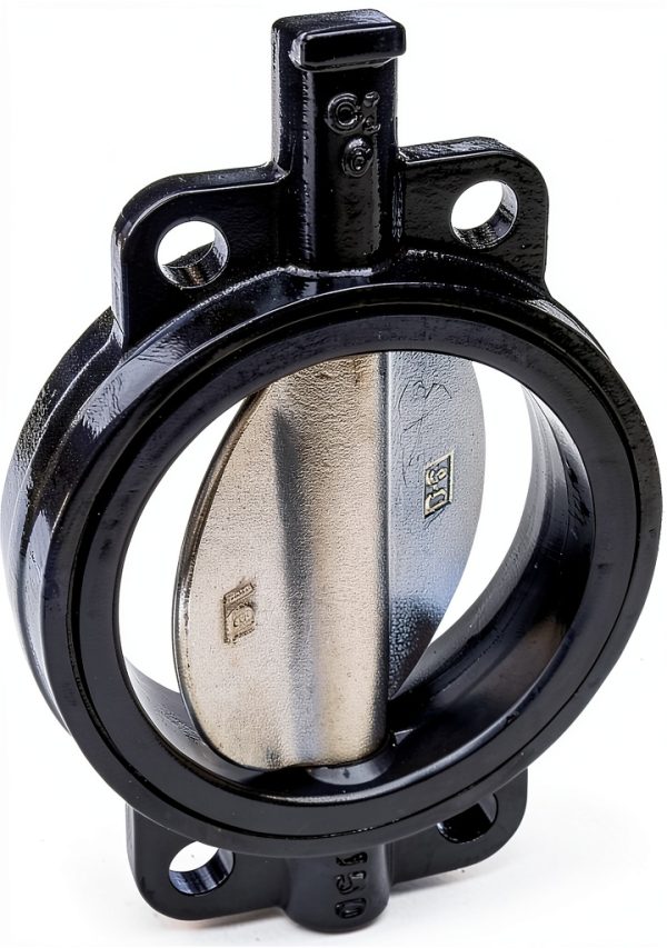 RKLO6 Cast Iron Butterfly Valve by IrrigationKing Lever EPDM Black 6in-1