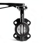 RKLO3 Cast Iron Butterfly Valve Lever EPDM Black 3" IrrigationKing-0