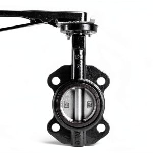 RKLO3 Cast Iron Butterfly Valve Lever EPDM Black 3" IrrigationKing-0