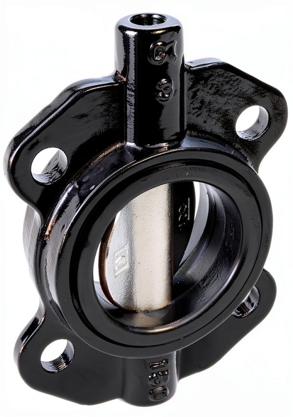 RKLO3 Cast Iron Butterfly Valve Lever EPDM Black 3" IrrigationKing-1