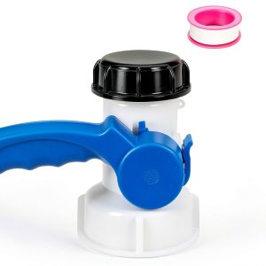IBC Tote Valve 2.95" Coarse Thread DN50 Butterfly Adapter UMETASS-0