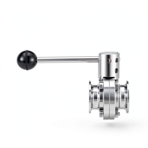 Sanitary Butterfly Valve 1.5" 2 Pack Otoolling Pull Handle 304-1