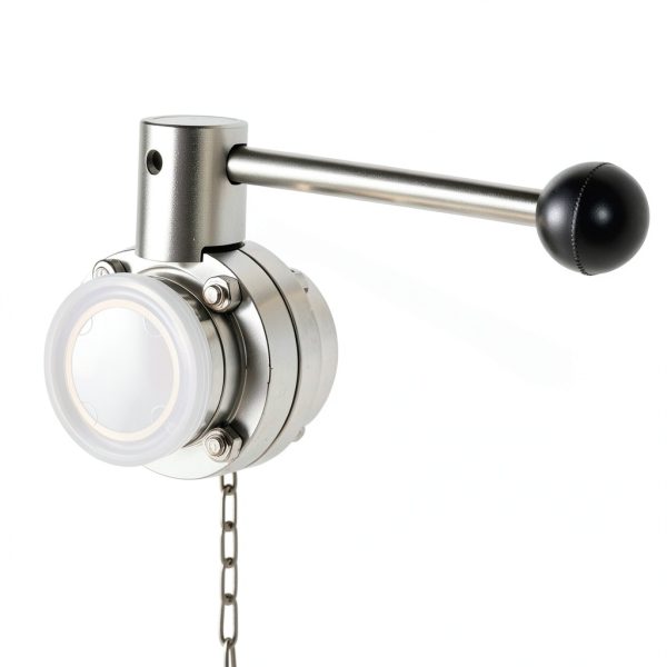 Sanitary Butterfly Valve 1.5" 2 Pack Otoolling Pull Handle 304-5