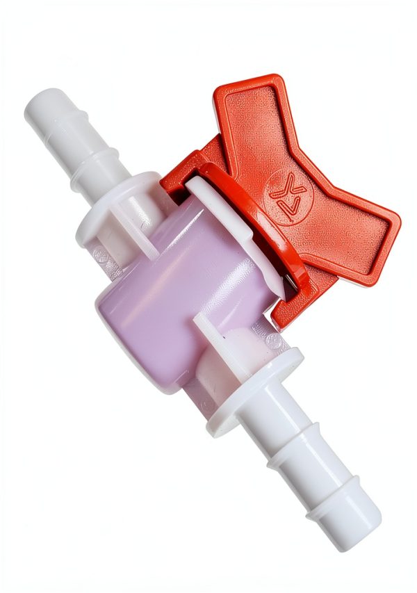 OSVJE 3/8 ID hose barbed ball valve Stable Plastic Leak-Free White-3